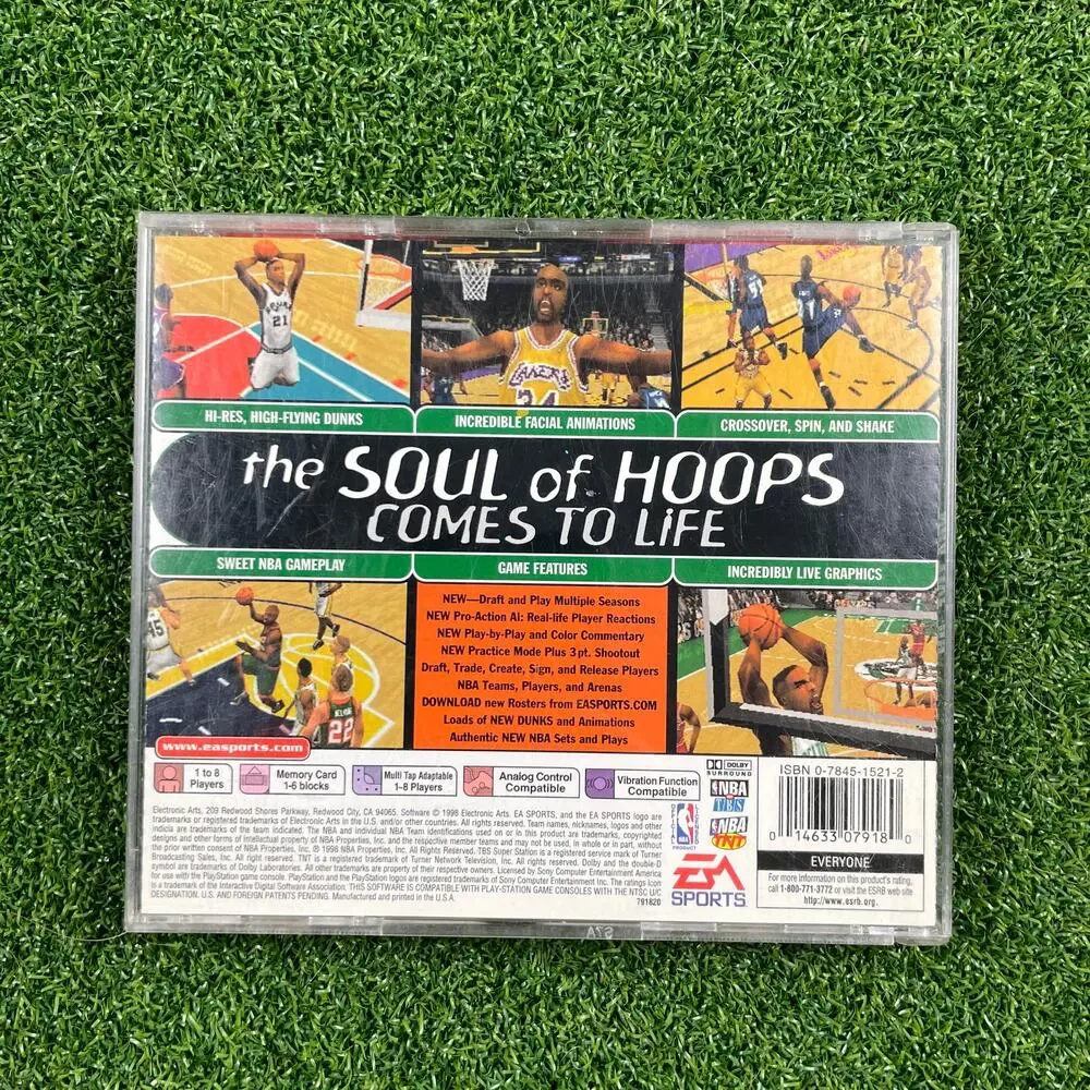NBA Live 99 (Sony PlayStation 1, 1998) PS1 Complete CIB